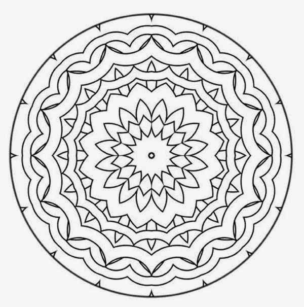 Spring Mandala Coloring Pages Sketch Coloring Page